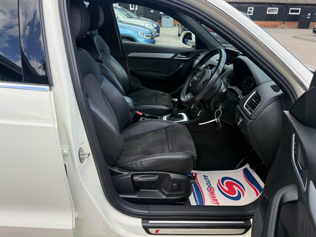 Audi Q3 2.0 Tdi S Line Quattro Euro 5 Ss White #6