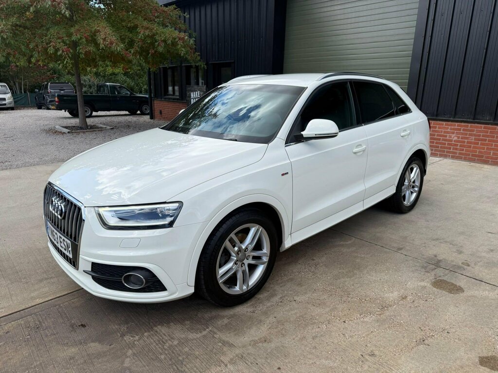 Audi Q3 2.0 Tdi S Line Quattro Euro 5 Ss White #2
