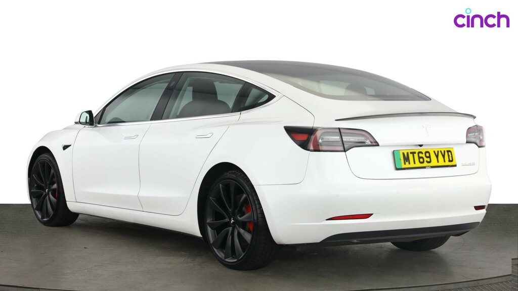 Tesla Model 3 Long Range Awd White #5