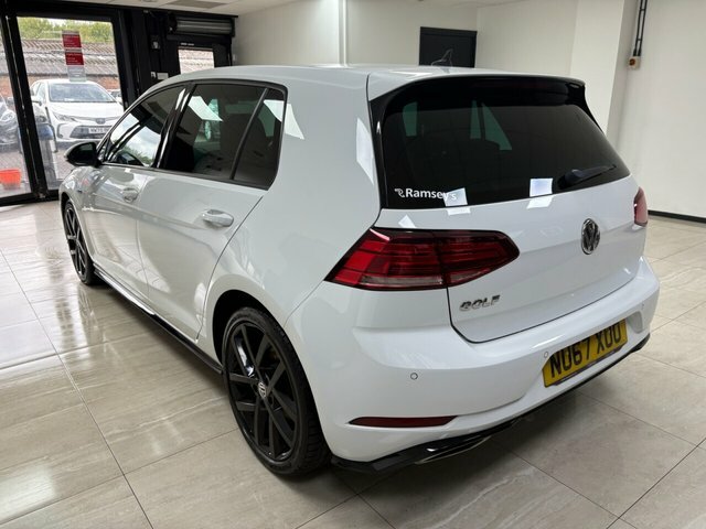 Volkswagen Golf 2.0 Tdi R-line Hatchback Euro 6 White #5