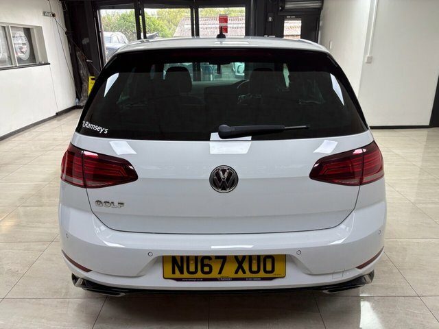 Volkswagen Golf 2.0 Tdi R-line Hatchback Euro 6 White #4