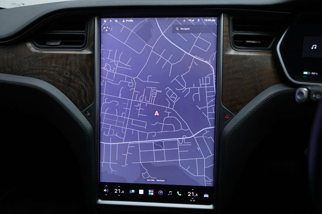 Tesla Model S Hatchback Blue #2