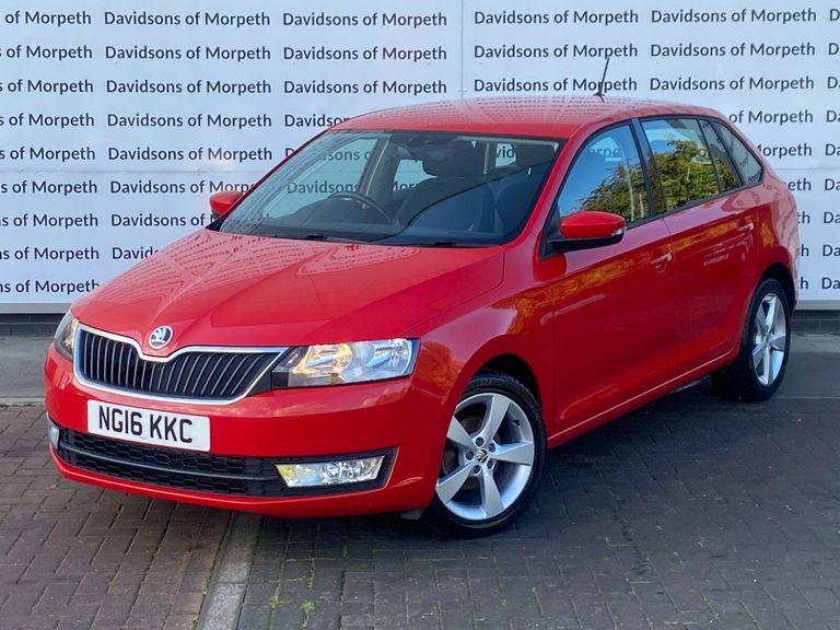 Skoda Rapid Spaceback 1.2 Tsi Se Tech Hatchback Euro 6 NG16KKC Red #3