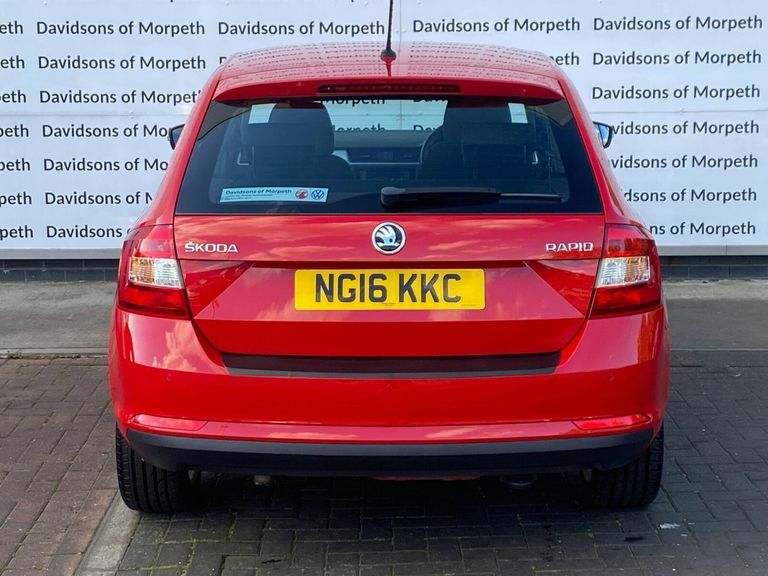 Skoda Rapid Spaceback 1.2 Tsi Se Tech Hatchback Euro 6 NG16KKC Red #6