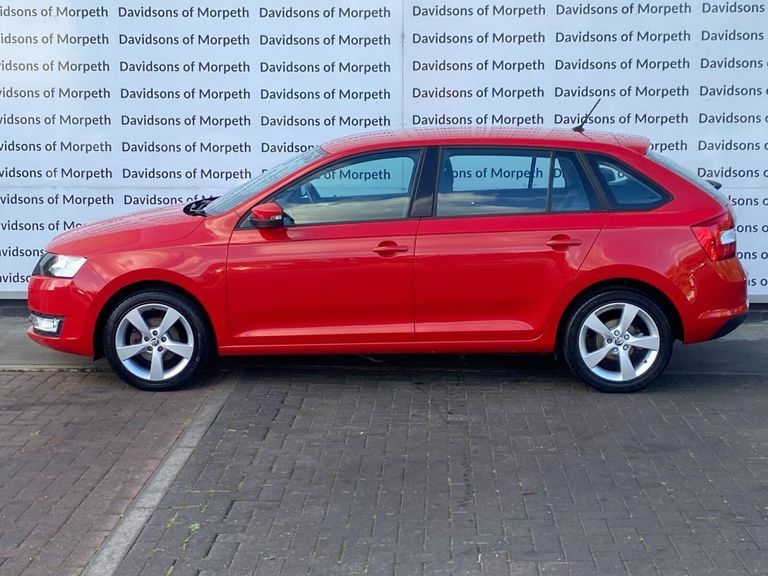 Skoda Rapid Spaceback 1.2 Tsi Se Tech Hatchback Euro 6 NG16KKC Red #5