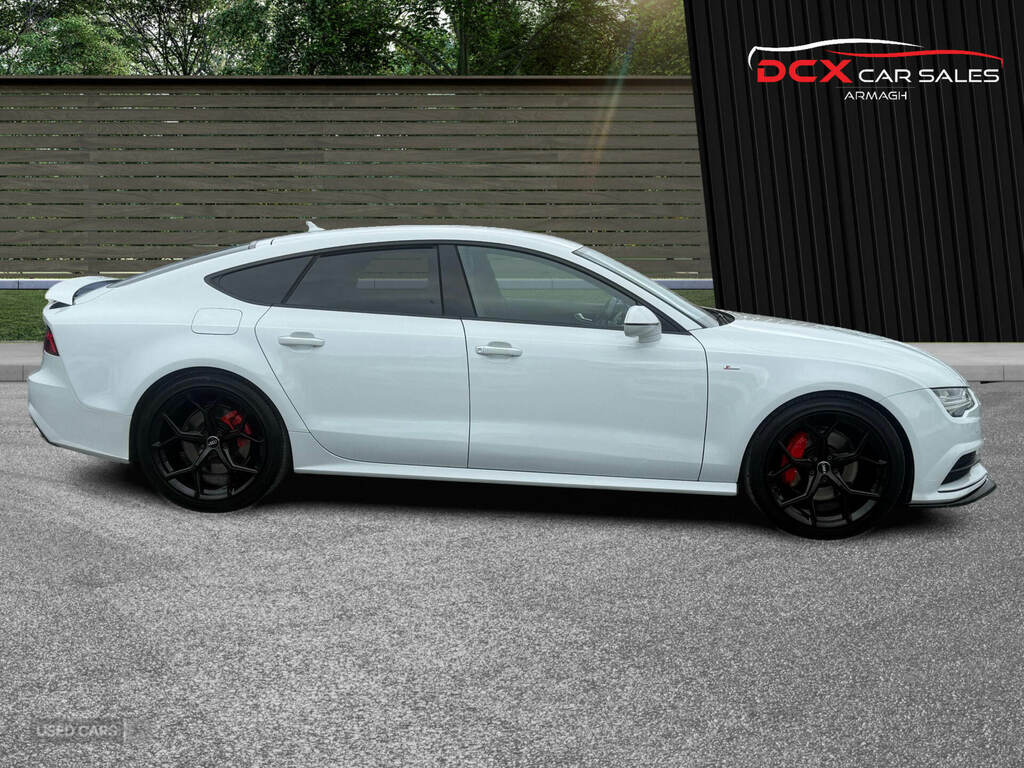 Audi A7 3.0 Tdi Quattro 272 Black Edition S Tronic White #3