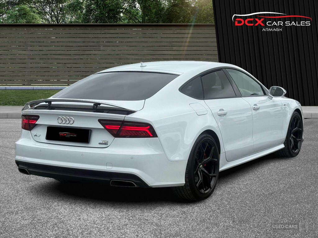 Audi A7 3.0 Tdi Quattro 272 Black Edition S Tronic White #4
