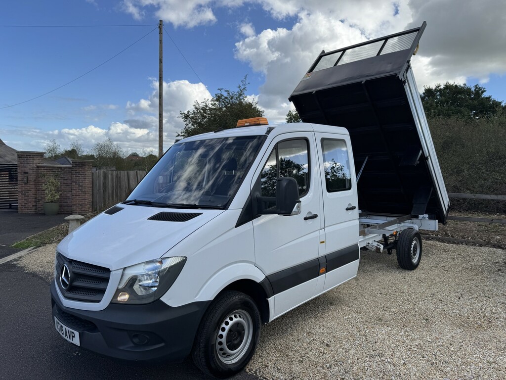 Mercedes-Benz Sprinter 2.1 Cdi 314 Tipper Crew Cab White