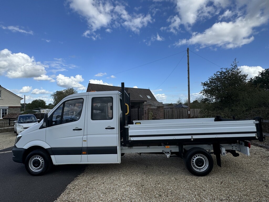 Mercedes-Benz Sprinter 2.1 Cdi 314 Tipper Crew Cab White #2