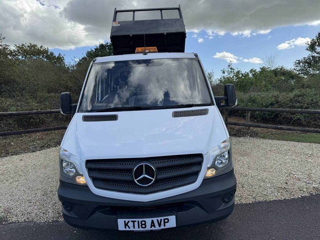 Mercedes-Benz Sprinter 2.1 Cdi 314 Tipper Crew Cab White #6