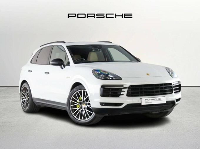 Porsche Cayenne V6 E-hybrid 17.9Kwh Tiptronics Euro 6 7.2Kw Charg White
