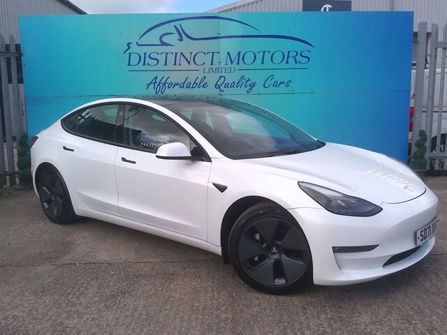 Tesla Model 3 Motor Long Range Saloon White