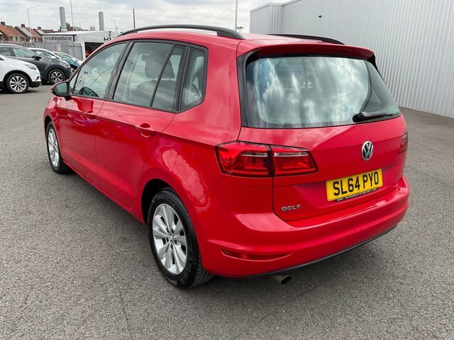 Volkswagen Golf SV Tdi Bluemotion Tech Se Red #5