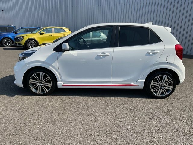 Kia Picanto T-gdi Gt-line Hatchback White #6