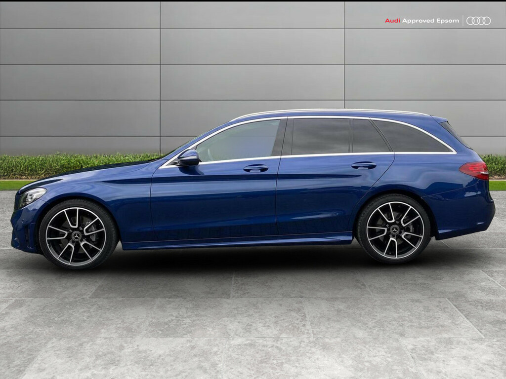 Mercedes-Benz C Class C200 Amg Line Premium 9G-tronic Blue #4