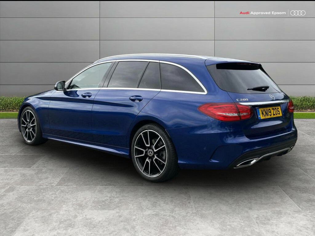Mercedes-Benz C Class C200 Amg Line Premium 9G-tronic Blue #6
