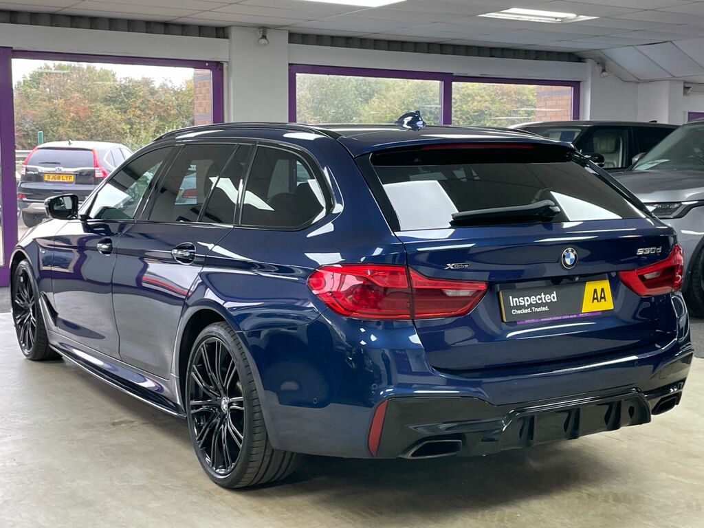 BMW 5 Series Diesel Blue #6