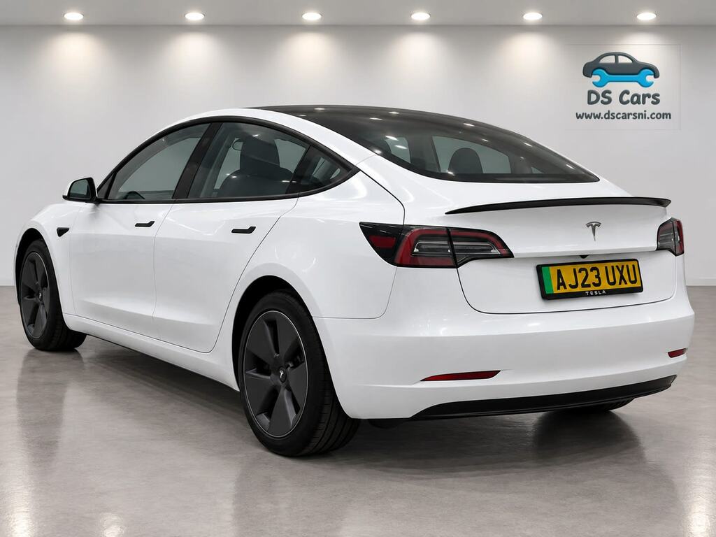 Tesla Model 3 Long Range Rwd White #4
