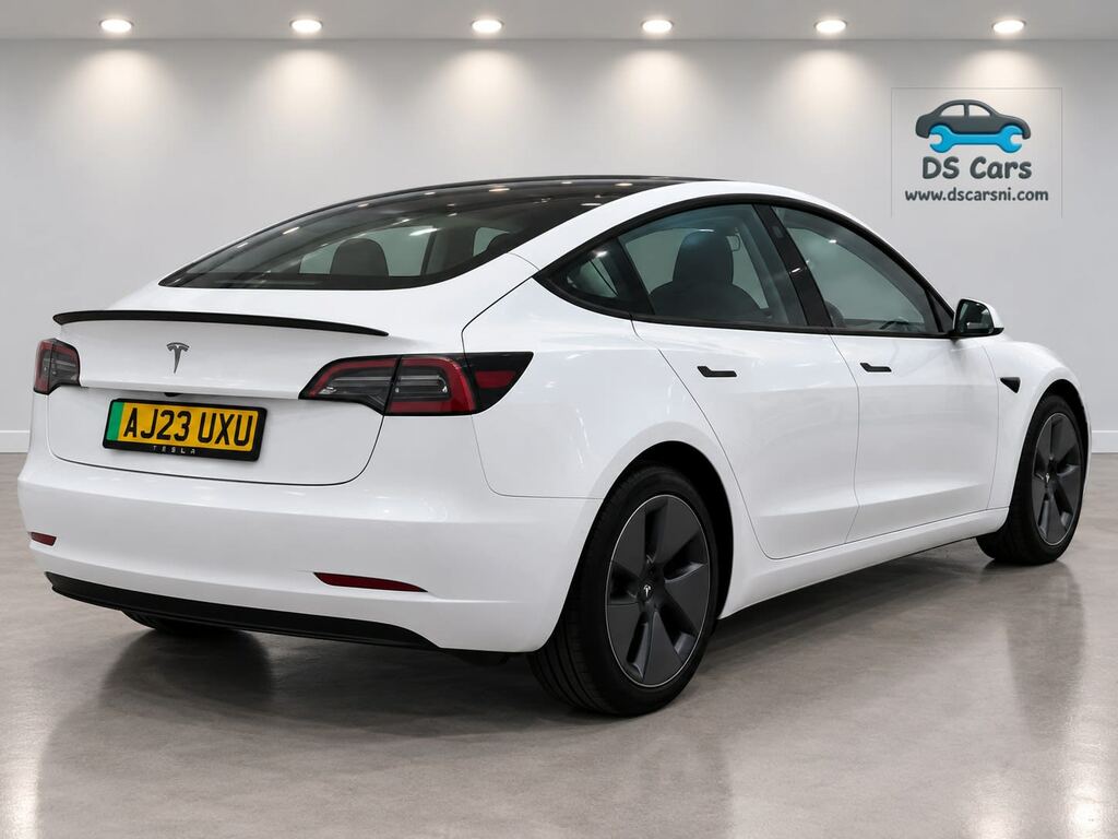 Tesla Model 3 Long Range Rwd White #5