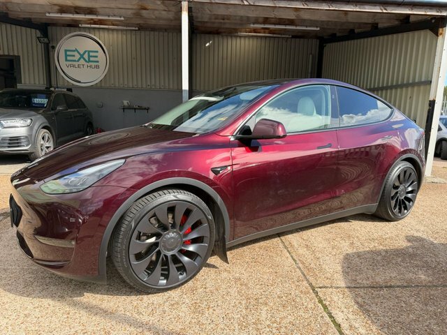 Tesla Model Y Dual Motor Performance Suv 4Wd Red #2
