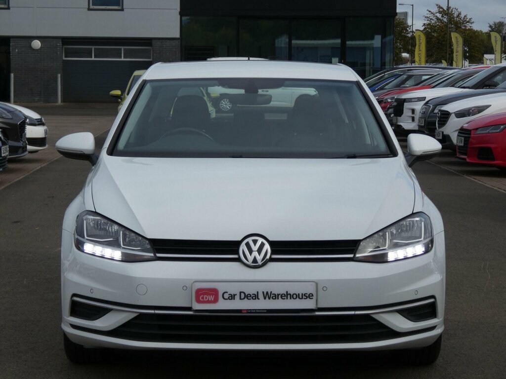 Volkswagen Golf 1.6 Tdi Se Nav Dsg Euro 6 Ss White #2