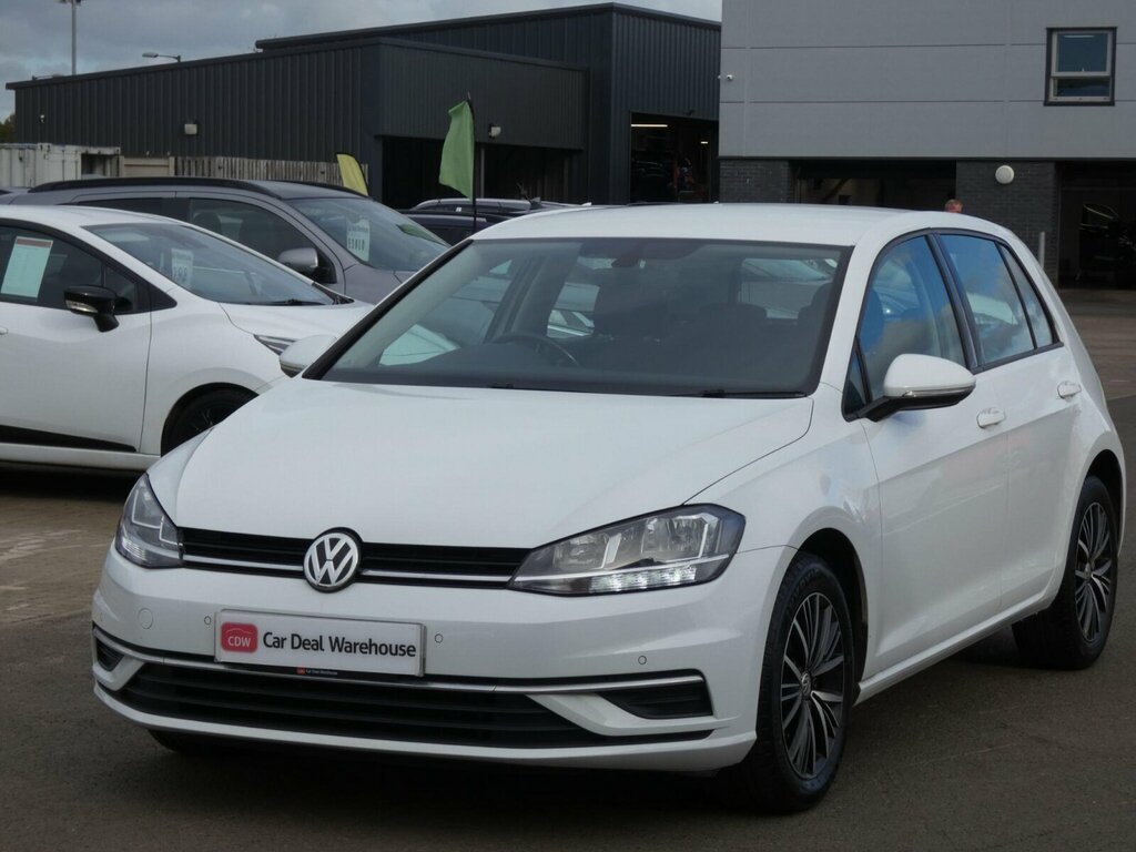 Volkswagen Golf 1.6 Tdi Se Nav Dsg Euro 6 Ss White #5