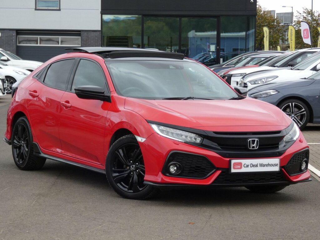 Honda Civic 1.5 Vtec Turbo Sport Plus Euro 6 Ss Red