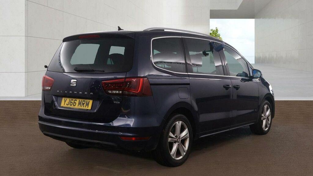 Seat Alhambra 2.0 Tdi Se Lux Dsg Euro 6 Ss Blue #4