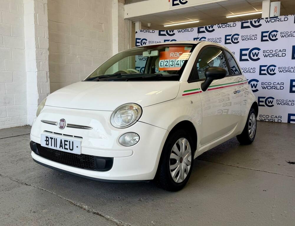 Fiat 500 Pop White #3