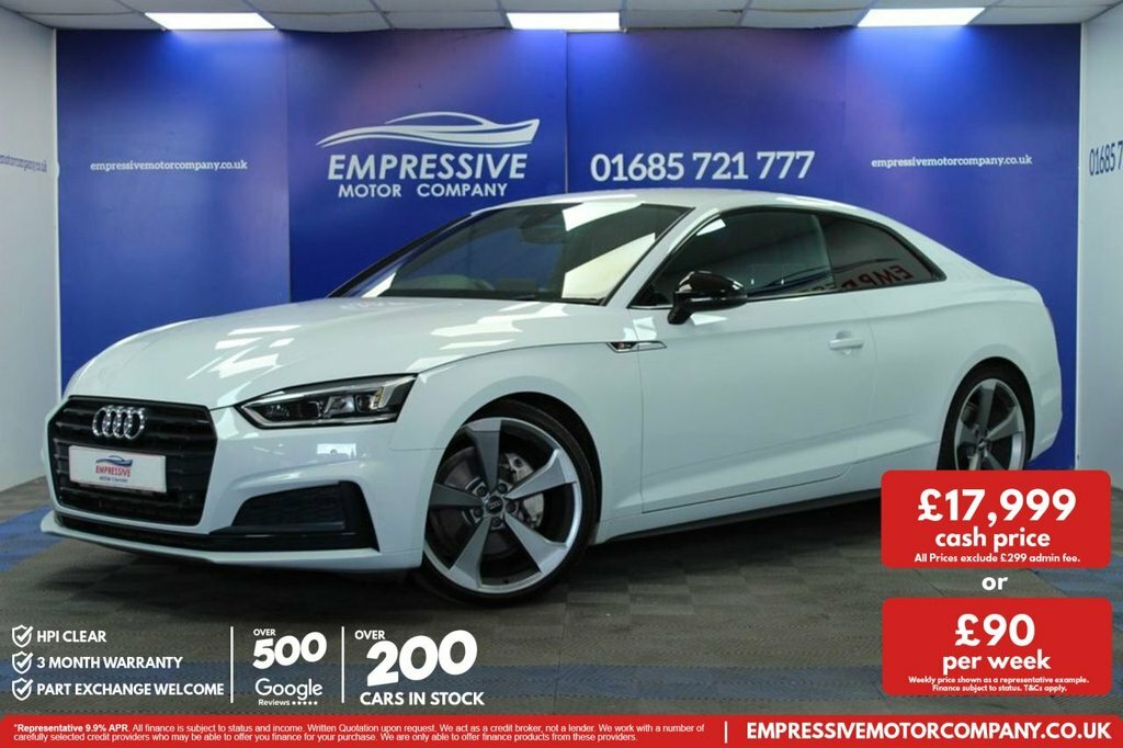 Audi A5 2L Black Edition White