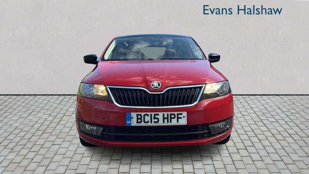 Skoda Rapid Spaceback 1.6 Tdi Cr Se Sport 2015 Red #4