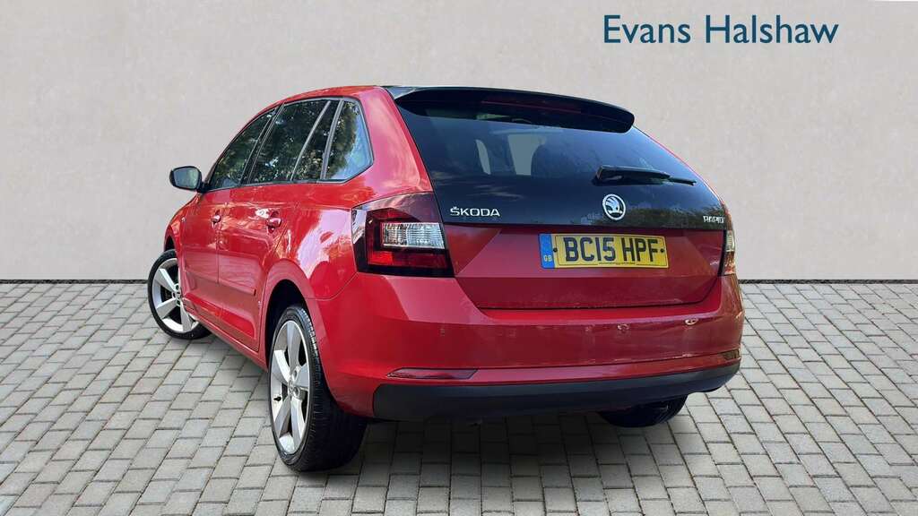 Skoda Rapid Spaceback 1.6 Tdi Cr Se Sport 2015 Red #2