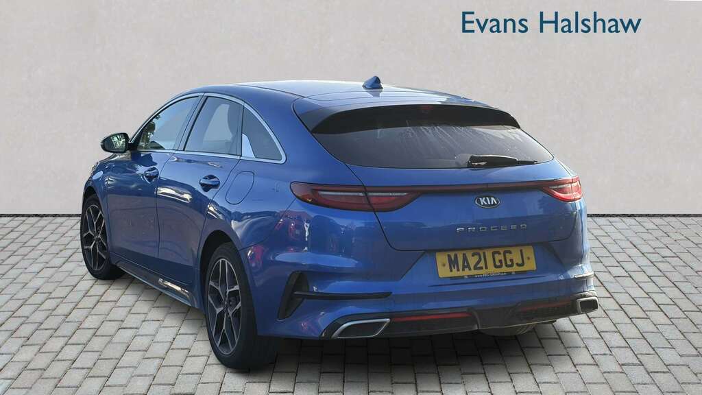 Kia Proceed 1.5T Gdi Isg Gt-line Dct 2021 Blue #4