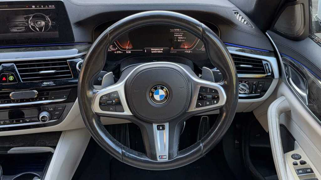 BMW 5 Series 520D Mht M Sport Blue #12