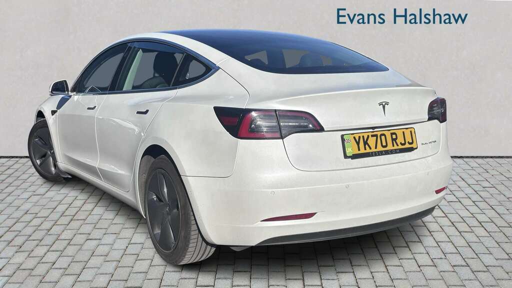 Tesla Model 3 Long Range Awd 2020 White #3