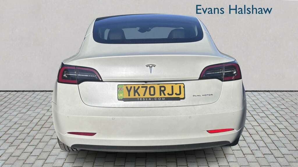 Tesla Model 3 Long Range Awd 2020 White #4