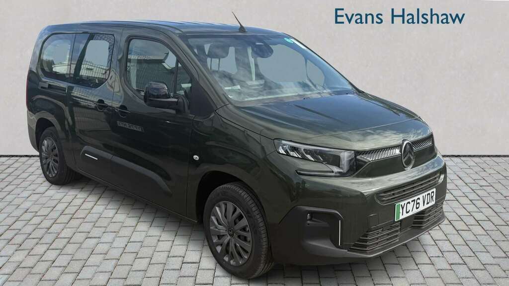 Citroen e-Berlingo 100Kw Plus XL 52Kwh 7 Seat 2026 Green