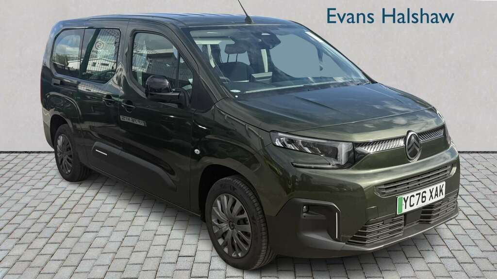 Citroen e-Berlingo 100Kw Plus XL 52Kwh 7 Seat 2026 Green