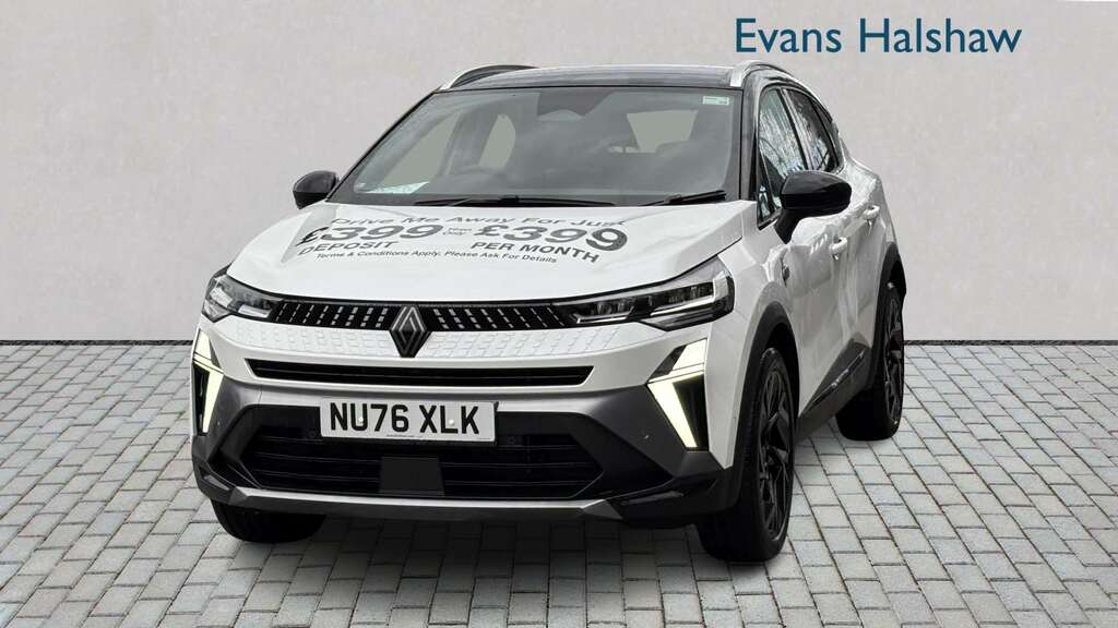Renault Captur 1.8 E-tech Full Hybrid 160 Esprit Alpine White #3
