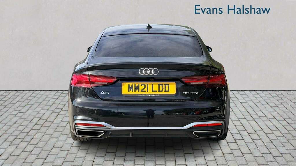 Audi A5 35 Tdi S Line S Tronic 2021 Black #4