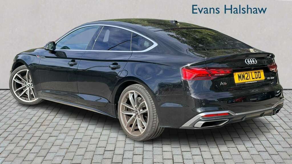 Audi A5 35 Tdi S Line S Tronic 2021 Black #3