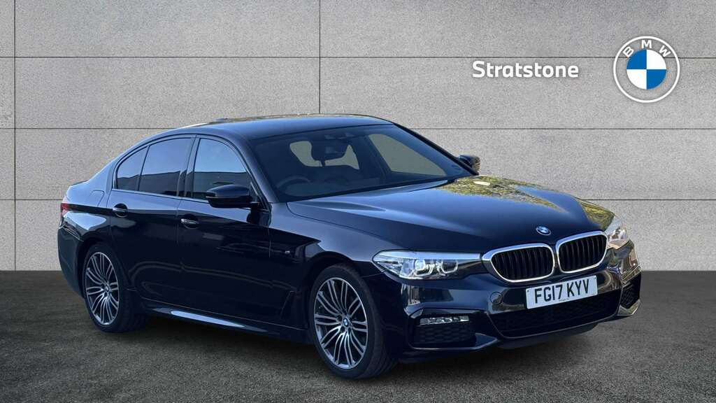 BMW 5 Series 520D M Sport 2017 Black #2