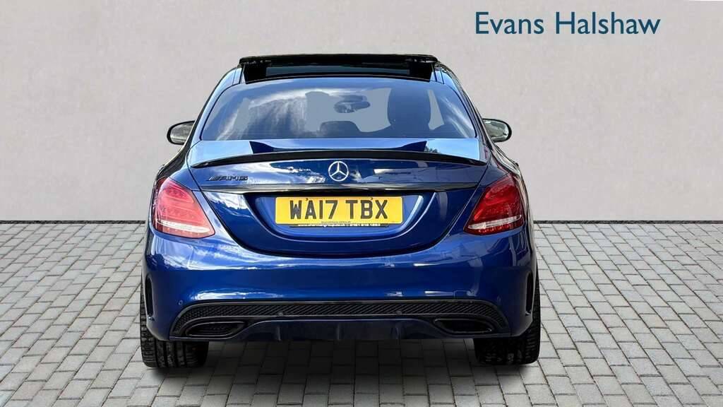 Mercedes-Benz C Class C250d Amg Line Premium Plus 2017 Blue #3