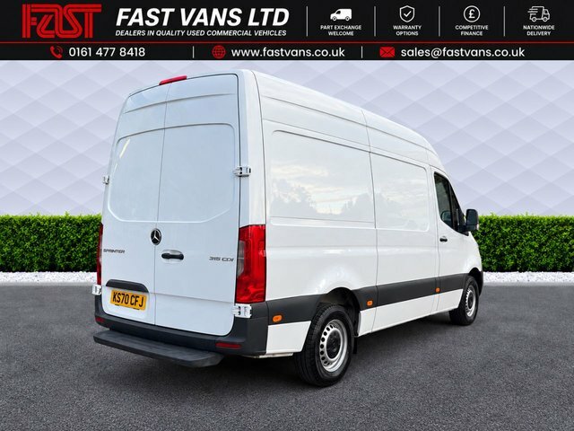 Mercedes-Benz Sprinter 2.0 315 Cdi Progressive Panel Van Manua White #4