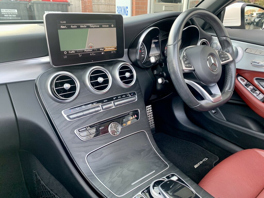 Mercedes-Benz C Class 2.1 C220d Amg Line White #5