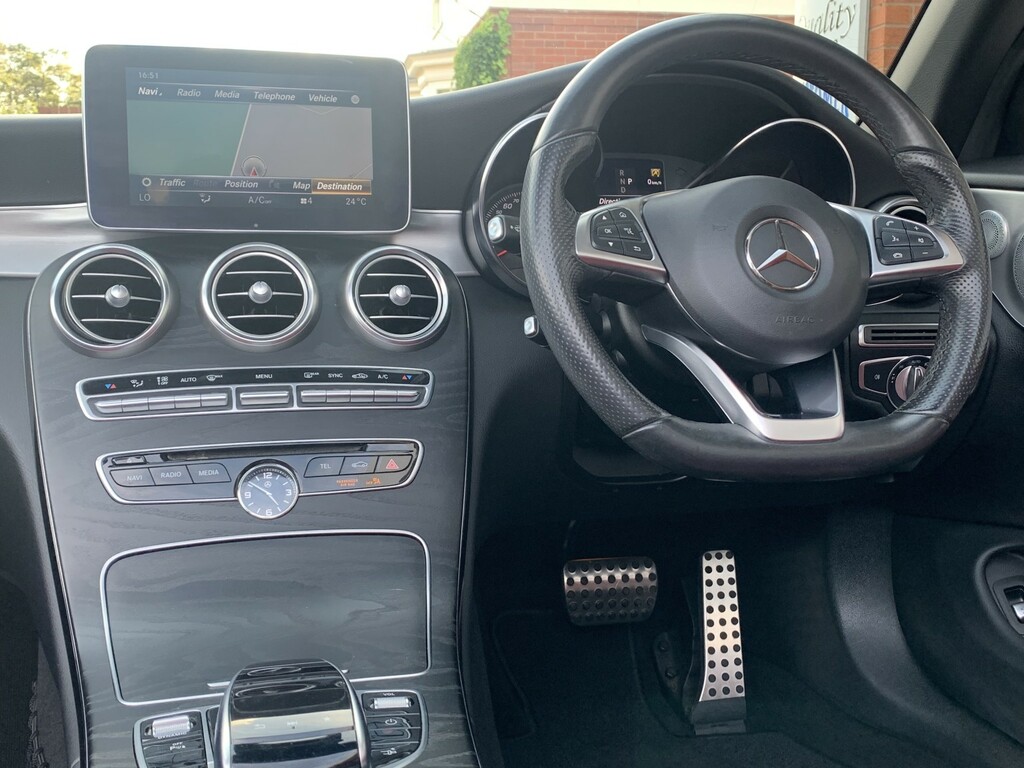 Mercedes-Benz C Class 2.1 C220d Amg Line White #4