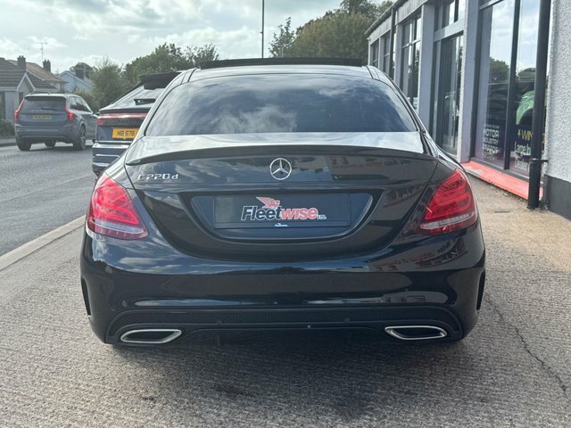Mercedes-Benz C Class 2.1 C220d Amg Line Premium Saloon 7G- Black #5