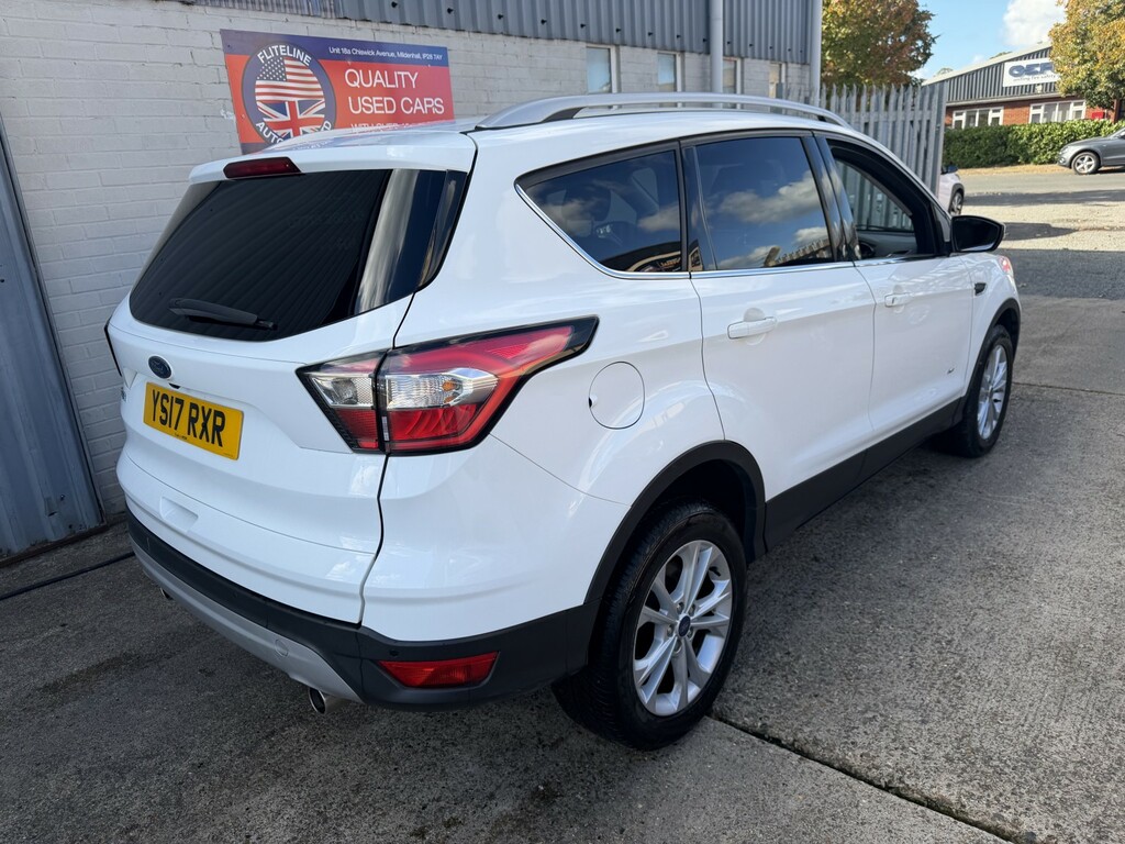 Ford Kuga 2.0 Tdci Titanium 2017 YS17RXR White #5
