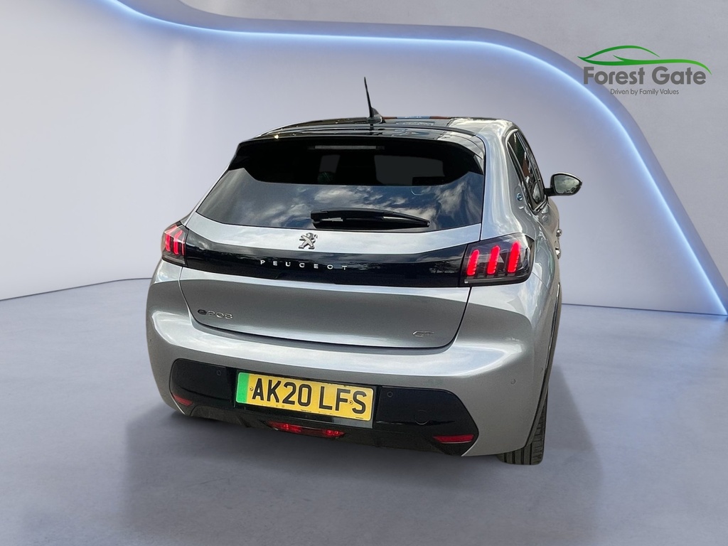 Peugeot e-208 50Kwh Gt Hatchback 136 Ps Grey #4