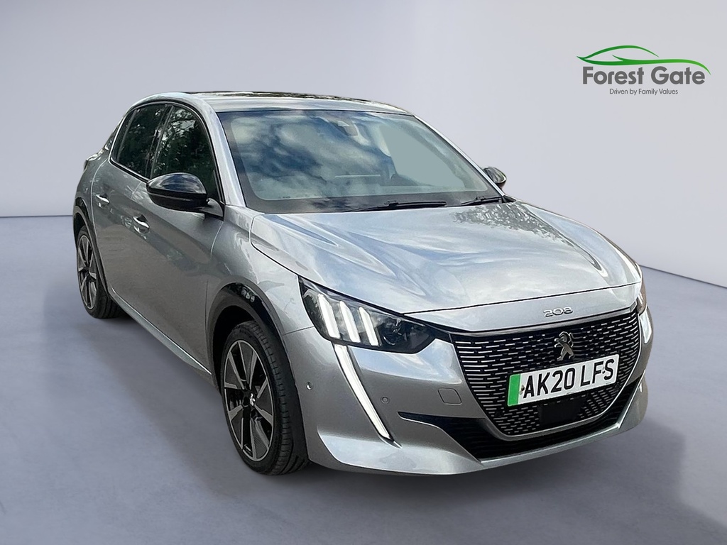 Peugeot e-208 50Kwh Gt Hatchback 136 Ps Grey